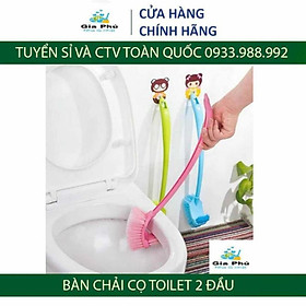 Mua BÀN CHẢI CỌ VỆ SINH TOLET - CỌ BỒN CẦU CHÙI RỬA NHÀ VỆ SINH SIÊU SẠCH THIẾT KẾ 2 ĐẦU THÔNG MINH ĐÁNH BAY MỌI VẾT