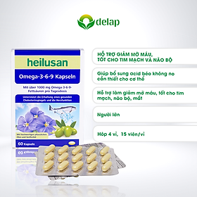 Thực Phẩm Chức Năng Heilusan Omega-3-6-9 Kapseln