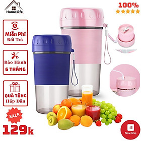 Mua Máy Xay Sinh Tố Cầm Tay Pin Sạc Portable Juicer 300ml