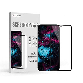 Dán cường lực iPhone 12 Pro Max/iPhone 12 Pro/iPhone 12/iPhone 12 Mini Zeelot PureGlass Full chống bụi loa thoại - Hàng Nhập Khẩu