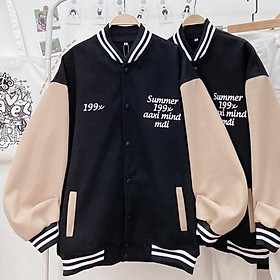 Áo khoác Bomber nỉ dạ 1999X - Nam nữ unisex