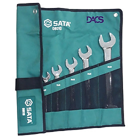 Mua Bộ cờ lê 2 đầu miệng hệ mét 10 chi tiết Sata 08010