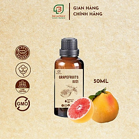 Tinh dầu bưởi nguyên chất kích mọc tóc, chăm sóc da, thơm phòng, kháng khuẩn Bình Lam Natural 50ml