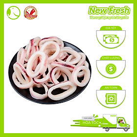 [GIAO NHANH HCM] Mực Ống Cắt Khoanh - Túi 500Gr