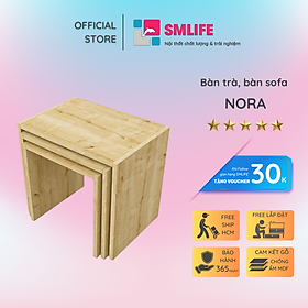 Bàn sofa gỗ MDF cao cấp thiết kế đa dạng SMLIFE Nora