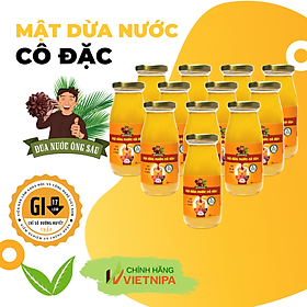 Thùng Mật Dừa Nước Cô Đặc- Mật Dừa Nước Ông Sáu - Thuần chay