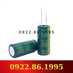1 Chiếc Tụ Điện Điện Phân 400v180uf 180uf400v 18*40Mm 400V 180Uf 18X40 400v180uf hàng mới về