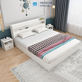 Mua Giường Ngủ Gỗ Đơn Giản Mà Đẹp Thương Hiệu SIB Decor GN11