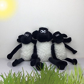 Gấu Bông Cừu Shaun The Sheep Cao Cấp 2T Siêu Đàn Hồi, Mềm Mịn