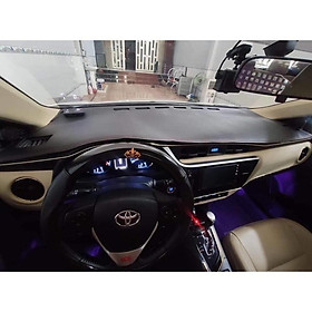 Thảm taplo da vân cácbon xe Toyota Altis (2009-2014), (2015-2022)