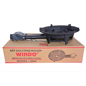 Mua Bếp gas công nghiệp lửa lớn Windo -280  (đầu đốt gang đúc nguyên khối  3 vòng lửa) -  Hàng Chính Hãng