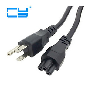 USA Du Lịch Dây Nguồn US 3pin Male to IEC C5 Cable for Notebook Laptop 5ft 1.5m 150cm