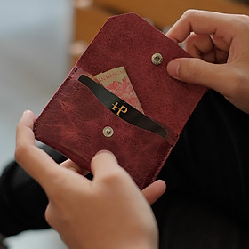 Hình ảnh Ví Da Mini Card Holder Nhỏ Gọn WMRED