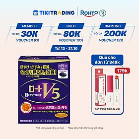Viên uống bổ mắt Lutein Rohto V5 ( Hộp 30 viên)