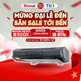 Máy hút mùi 60cm Rinnai RI-H6(Rc-G) than hoạt tính