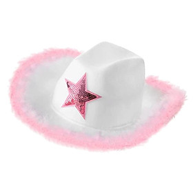 Women Cowboy Hat Cowgirl Hats for Engagement Party Wedding Bridal Shower Fancy Dress
