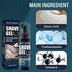 Shaving Cream Shave Gel Smooth Soften Beard Thick Comfortable for Men Barber