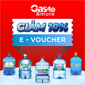 Hình ảnh Gas4.0 &more [E-voucher] - Voucher giảm giá 10% cho sản phẩm Nước