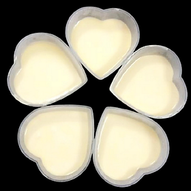 Bộ 50 khuôn bánh flan hình tim