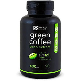 Sports Research Green Coffee Bean Extract with Pure Svetol, 90 Liquid Softgels