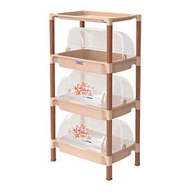 >> BÁO GIÁ BỘ QUAY RAU LỚN DUY TÂN - GIAO MÀU NGẪU NHIÊN | Shopee Lazada Sendo Tiki mới nhất 120 Kệ Nắp Lớn 3 Ngăn 2017 Duy Tân No.380/3 (59.5 x 40.5 x 121 cm) Giao màu ngẫu nhiên