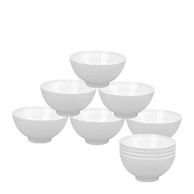 Mua Bộ 10 chén sứ cao cấp màu trắng