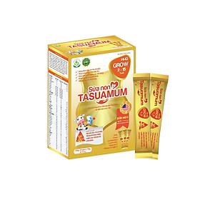 01 HỘP SỮA BỘT CHO BÉ TỪ 02 TUỔI ĐẾN 15 TUỔI SỮA NON TASUAMUM HI-IQ GROW