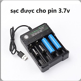 Mua Bộ sạc usb 3.7v 18650 18500 sạc 4 khay pin xe điều khiển thiết bị điện