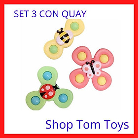 Set 3 Con Quay Dán Tường Đồ Chơi Cho Bé