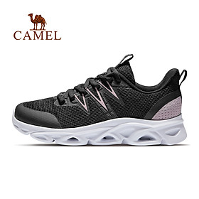 Giày Chạy Bộ Nữ Giày thể thao CAMEL thoáng khí siêu nhẹ thời trang cho  - Black - EU36