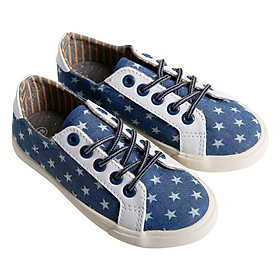 Giày Sneaker Buộc Dây Bé Gái Urban UG1609J - Bò Xanh