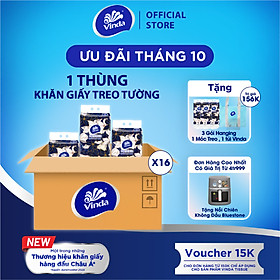 Khăn giấy treo tường cao cấp Vinda Prestige 4D 3 lớp 212 tờ
