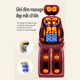 Ghế massage toàn thân loại ghế massage hỗ trợ xoa bóp 5 vùng trên cơ thể toàn thân rung đa năng, Thiết bị massage vai gáy,lưng