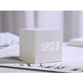 Mua Đồng hồ giả gỗ TOPPIT hình vuông tiện dụng đa chức năng