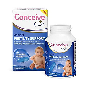 Conceive Plus Women's Fertility Vitamins + Key Nutrients – Support Body Regulation, Healthy Cycles, Aid Natural Conception – Folate Folic Acid, Pills – 60 Vegetarian Soft Capsules