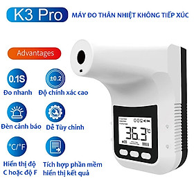 Máy đo thân nhiệt cảm ứng hồng ngoại K3 pro