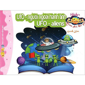 Hình ảnh Sticker Khám Phá Thế Giới – UFO Aliens - UFO Người Ngoài Hành Tinh