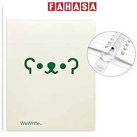 Sổ Còng ReadMe B5 - Kẻ Ngang - 80 Trang 80gsm - Ruột Có Thể Thay Thế - WeWrite 43237 - Màu Xanh Lá