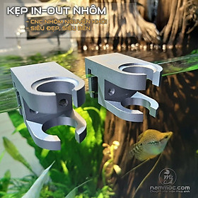 Kẹp Nhôm - Kẹp Ống In-Out Bể Thuỷ Sinh, Cá Cảnh