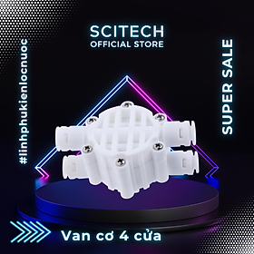 Mua Van cơ 4 cửa (Van cơ 4 chiều  van cơ 4 ngả  van cóc) dùng trong máy lọc nước - Hàng chính hãng