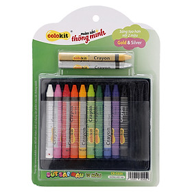 Bút Sáp Màu Thiên Long Jumbo Cr-C034 12 Màu