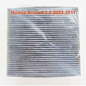 Lọc gió điều hòa Than hoạt tính AC881C dành cho xe Honda Accord 2.0 2003, 2004, 2005, 2006, 2007, 2008, 2009, 2010, 2011 80292-SWA-A01
