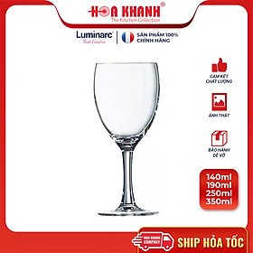 Mua Ly Rượu Vang Thuỷ Tinh Luminarc Elegance 140ML  190ML  250ML & 350ML - bộ 6 ly - L13729  L12055  L13735 & D3179