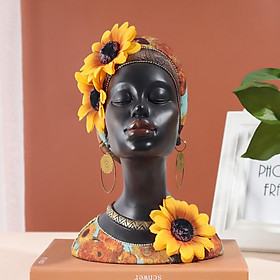 Mua Tượng Cô Gái Châu Phí - Décor Nghệ Thuật - Trang Trí Nhà Cửa  Để Bàn  Kệ Tủ