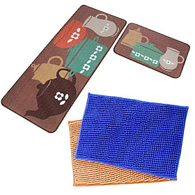 Mua Combo 2 Thảm 3D nhà bếp + Tặng kèm 2 thảm san hô