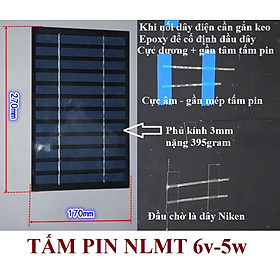 Mua Tấm pin MONO năng lượng mặt trời 6v-5w