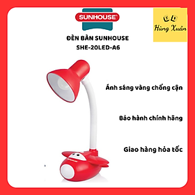 Đèn Bàn Sunhouse SHE-20LED-A6 Kèm Bóng Đèn Led - Chính Hãng