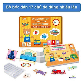 Học Liệu Bóc Dán Thông Minh 17 Chủ Đề Cho Bé Từ 16 Tháng