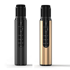 Mua Micro karaoke bluetooth kèm 2 loa bass mạnh âm vang cao cấp   hát karaoke live stream K1