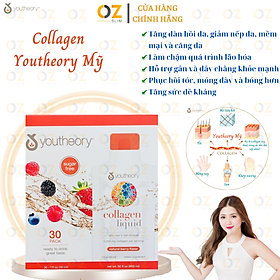 Collagen Youtheory Mỹ Type 1,2,3 hỗ trợ tăng sức khỏe và làm chậm quá trình lão hóa cho da, tóc, móng, sụn, gân, dây chằng, khớp - OZ Slim Store